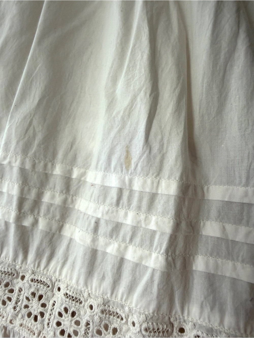 Christy Dawn Ivory White Eyelet Maxi Dress - Picture 7 of 7